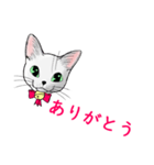 しろねこネオ02（個別スタンプ：8）