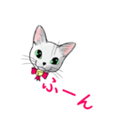 しろねこネオ02（個別スタンプ：11）