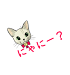 しろねこネオ02（個別スタンプ：12）