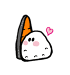 おにぎりとパン（個別スタンプ：1）