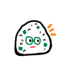 おにぎりとパン（個別スタンプ：3）