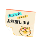 メモねこぽっちゃり（個別スタンプ：15）