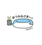 ヒロコのジンベエザメ＆ハリネズミスタンプ（個別スタンプ：2）