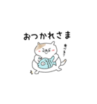 まるネコさん 01（個別スタンプ：11）