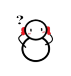 雪だるまのユキちゃん（個別スタンプ：1）