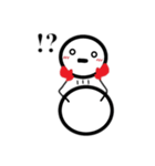 雪だるまのユキちゃん（個別スタンプ：3）