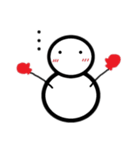 雪だるまのユキちゃん（個別スタンプ：4）