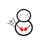 雪だるまのユキちゃん（個別スタンプ：6）