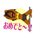 ポールダンサーの日常(日焼けver)（個別スタンプ：4）