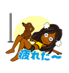 ポールダンサーの日常(日焼けver)（個別スタンプ：30）