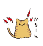 茶トラ猫の使いやすい可愛いスタンプ（個別スタンプ：8）