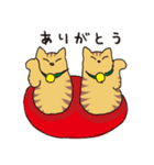 茶トラ猫の使いやすい可愛いスタンプ（個別スタンプ：18）