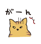 茶トラ猫の使いやすい可愛いスタンプ（個別スタンプ：36）