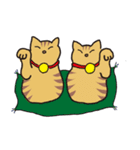 茶トラ猫の使いやすい可愛いスタンプ（個別スタンプ：39）