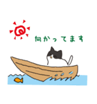 ハチワレ猫の使いやすいかわいいスタンプ（個別スタンプ：27）