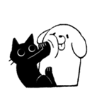 仲良しのいぬとねこ（個別スタンプ：1）