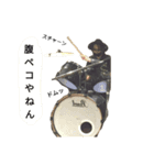 音作録助の写真スタンプ見本「ドラム」♪（個別スタンプ：11）