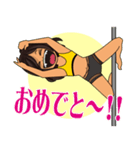 ポールダンサーの日常(ノーマルver)（個別スタンプ：4）