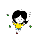 かわいい少女の活気に満ちた一日（個別スタンプ：10）