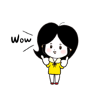 かわいい少女の活気に満ちた一日（個別スタンプ：14）
