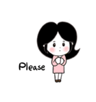 かわいい少女の活気に満ちた一日（個別スタンプ：15）