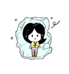 かわいい少女の活気に満ちた一日（個別スタンプ：23）