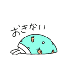 鼻の穴が大きいうさぎ（個別スタンプ：5）
