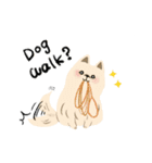 犬と猫の日常(英語)（個別スタンプ：2）