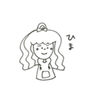 おんまゆガール2（個別スタンプ：3）