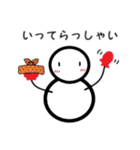 雪だるまのユキちゃん【日常会話用】（個別スタンプ：4）