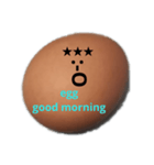 Greeting with eggs（個別スタンプ：1）