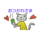 かわいい猫な1日（個別スタンプ：3）