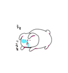 顔がうるさいウサギさん（個別スタンプ：2）