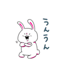 顔がうるさいウサギさん（個別スタンプ：8）