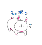 顔がうるさいウサギさん（個別スタンプ：15）