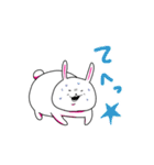 顔がうるさいウサギさん（個別スタンプ：19）