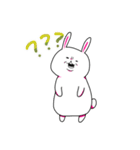 顔がうるさいウサギさん（個別スタンプ：27）