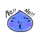 下がり眉しずくちゃんスタンプ（個別スタンプ：5）