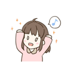 のんびり女の子とお友達（個別スタンプ：9）