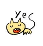 こわいねこ（個別スタンプ：1）