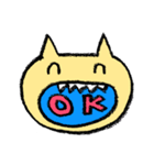 こわいねこ（個別スタンプ：12）