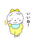 もちもちな妖精の赤ちゃん（個別スタンプ：1）