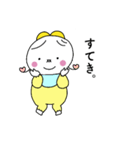 もちもちな妖精の赤ちゃん（個別スタンプ：3）
