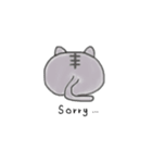 どうぶつのうしろ（個別スタンプ：5）