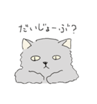 不機嫌ネコの日常。（個別スタンプ：6）