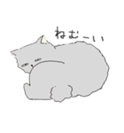 不機嫌ネコの日常。（個別スタンプ：36）
