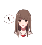 女の子時々くま（個別スタンプ：2）