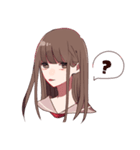 女の子時々くま（個別スタンプ：3）