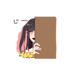 女の子時々くま（個別スタンプ：4）