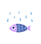 カラフルな魚達（個別スタンプ：35）